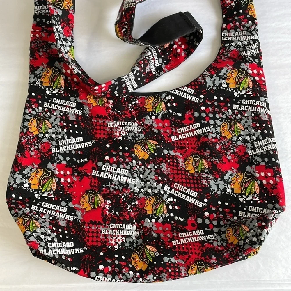 Handcrafted Chicago Blackhawks Purse